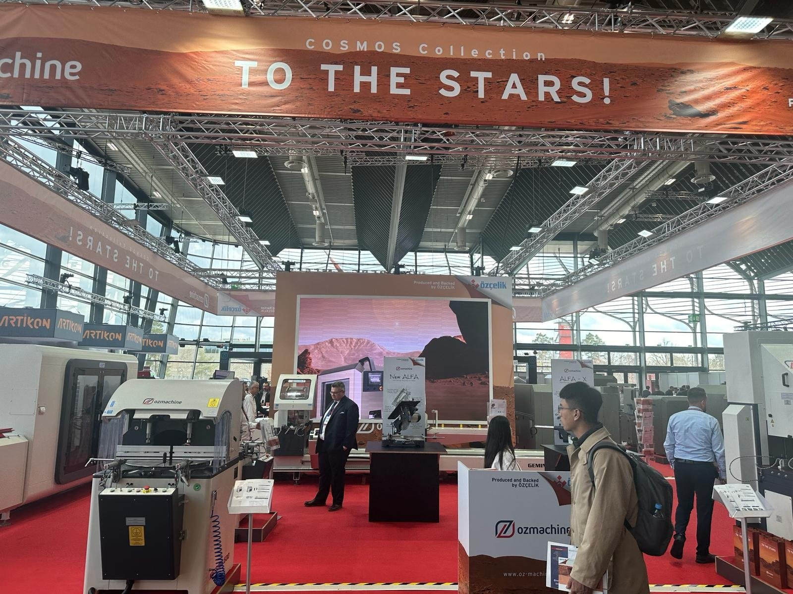 Özçelik Makina Fensterbau Frantale 2024 Messe