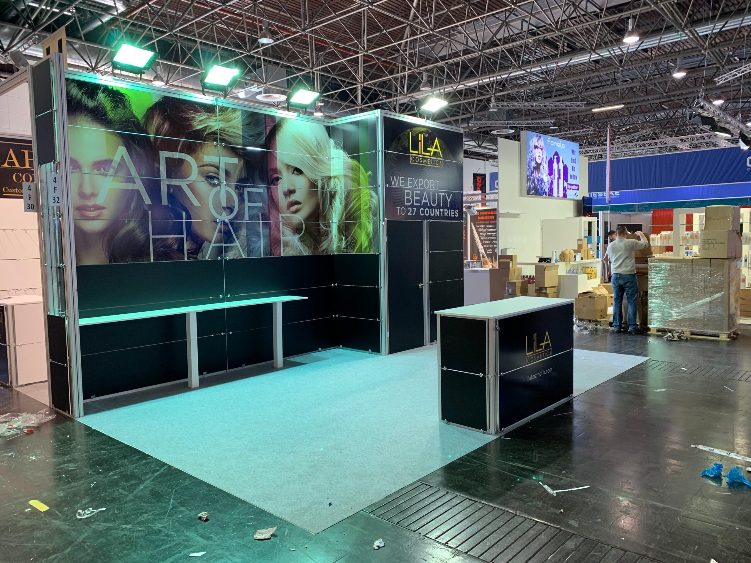 Flieder / Messestand